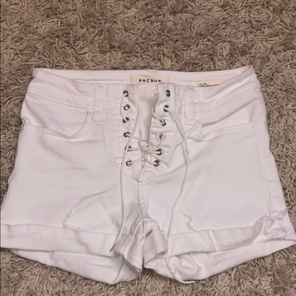 White shorts